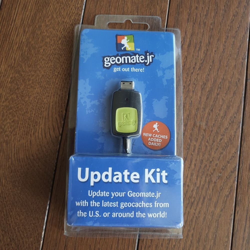 Geomate Jr Geocaching GPS Update Kit USB Cable Brand New Sealed Apisphere